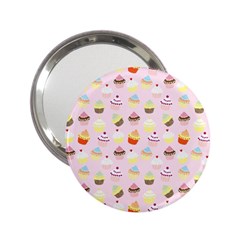 Cupcakes Festival Pattern 2 25  Handbag Mirrors by beyondimagination