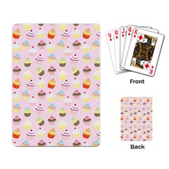 Cupcakes Festival Pattern Playing Cards Single Design (rectangle) by beyondimagination