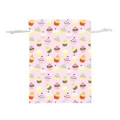 Cupcakes Festival Pattern Lightweight Drawstring Pouch (l)