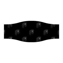 Arfican Head Sculpture Motif Print Pattern Stretchable Headband