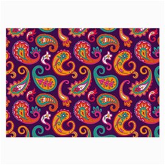 Paisley Purple Large Glasses Cloth by designsbymallika