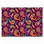 Paisley Purple Large Glasses Cloth (2 Sides) Front