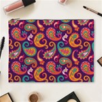 Paisley Purple Cosmetic Bag (XL) Front