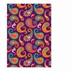 Paisley Purple Small Garden Flag (two Sides) by designsbymallika