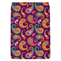 Paisley Purple Removable Flap Cover (l) by designsbymallika