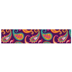 Paisley Purple Small Flano Scarf by designsbymallika