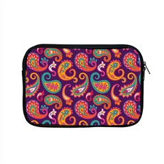 Paisley Purple Apple Macbook Pro 15  Zipper Case by designsbymallika