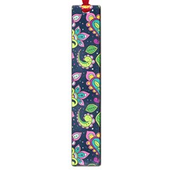 Paisley Green Print Large Book Marks by designsbymallika