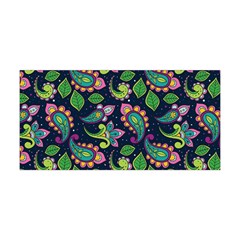 Paisley Green Print Yoga Headband by designsbymallika