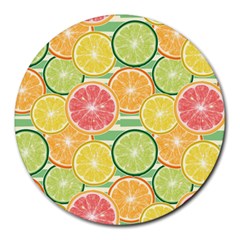 It Is Summer!! Round Mousepads by designsbymallika