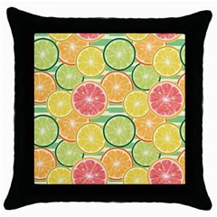 It Is Summer!! Throw Pillow Case (Black)