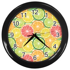 It Is Summer!! Wall Clock (Black)