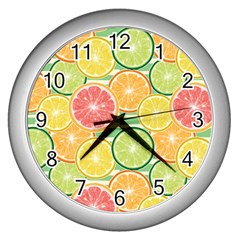 It Is Summer!! Wall Clock (Silver)