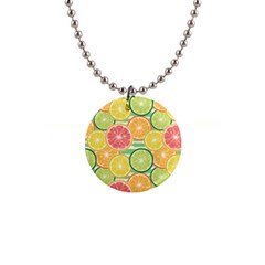 It Is Summer!! 1  Button Necklace