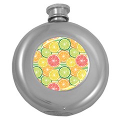 It Is Summer!! Round Hip Flask (5 Oz) by designsbymallika