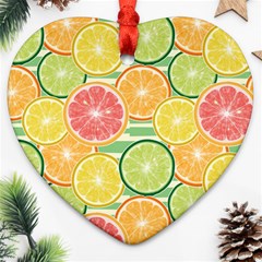 It Is Summer!! Heart Ornament (Two Sides)