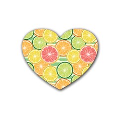 It Is Summer!! Heart Coaster (4 Pack)  by designsbymallika