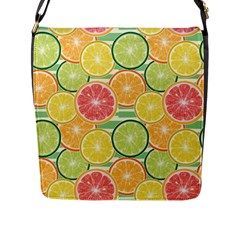 It Is Summer!! Flap Closure Messenger Bag (L)