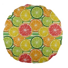 It Is Summer!! Large 18  Premium Flano Round Cushions