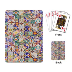 Mosaic Print Playing Cards Single Design (rectangle) by designsbymallika