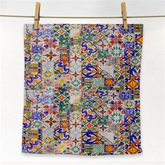 Mosaic Print Face Towel