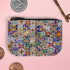 Mosaic Print Mini Coin Purse by designsbymallika