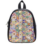 Mosaic Print School Bag (Small) Front