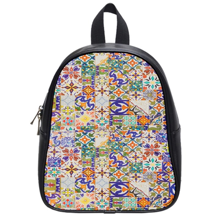 Mosaic Print School Bag (Small)