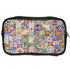 Mosaic Print Toiletries Bag (Two Sides)