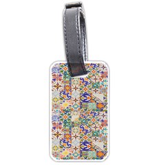 Mosaic Print Luggage Tag (one Side)