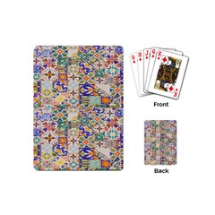 Mosaic Print Playing Cards Single Design (Mini)