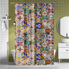 Mosaic Print Shower Curtain 48  x 72  (Small) 