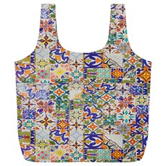 Mosaic Print Full Print Recycle Bag (xl) by designsbymallika