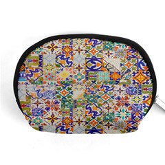 Mosaic Print Accessory Pouch (Medium)