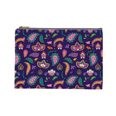 Paisley Print 2 Cosmetic Bag (large) by designsbymallika