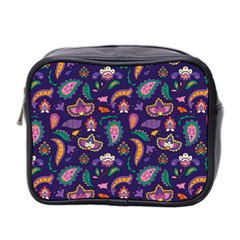 Paisley Print 2 Mini Toiletries Bag (two Sides) by designsbymallika