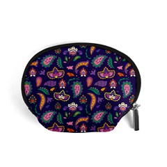 Paisley Print 2 Accessory Pouch (small) by designsbymallika