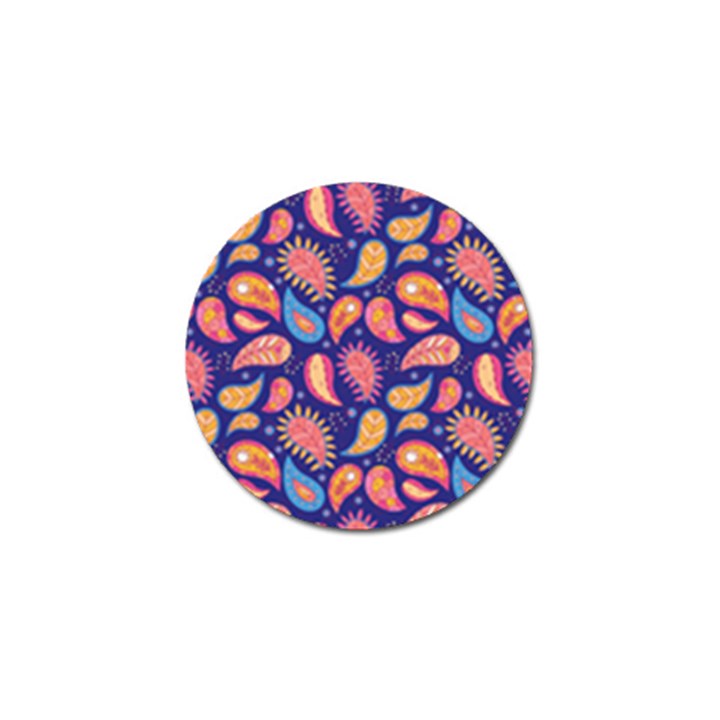 Blue Paisley Print 2 Golf Ball Marker (4 pack)