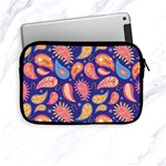 Blue Paisley Print 2 Apple iPad Mini Zipper Cases Front