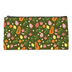 Tropical Fruits Love Pencil Case by designsbymallika