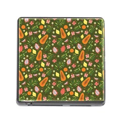 Tropical Fruits Love Memory Card Reader (square 5 Slot) by designsbymallika