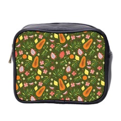 Tropical Fruits Love Mini Toiletries Bag (two Sides) by designsbymallika