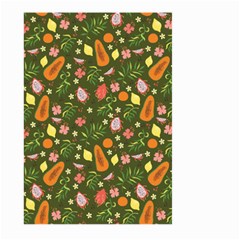 Tropical Fruits Love Large Garden Flag (two Sides) by designsbymallika