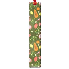 Tropical Fruits Love Large Book Marks by designsbymallika