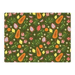 Tropical Fruits Love Double Sided Flano Blanket (mini)  by designsbymallika