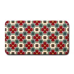 Seamless Red Pattern Medium Bar Mats by designsbymallika