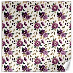 Pretty Dark Magenta Flowers Canvas 20  x 20 