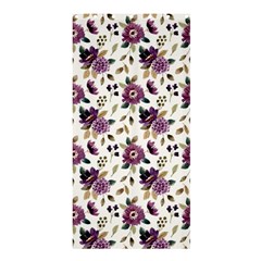 Pretty Dark Magenta Flowers Shower Curtain 36  X 72  (stall)  by designsbymallika