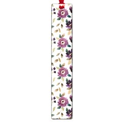 Pretty Dark Magenta Flowers Large Book Marks by designsbymallika