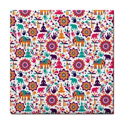 Indian Love Tile Coaster by designsbymallika